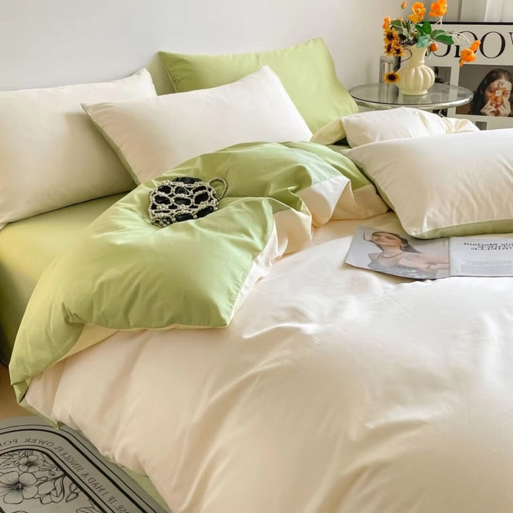 Lustova Cotton Duvet Cover | 3pcs Set