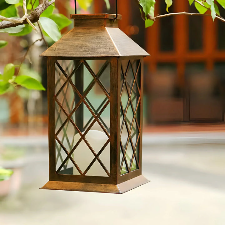 LumiCrest – Vintage Solar Garden Light