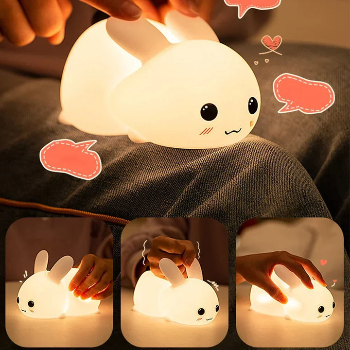 Cute Rabbit Night Light - BunnyGlow |