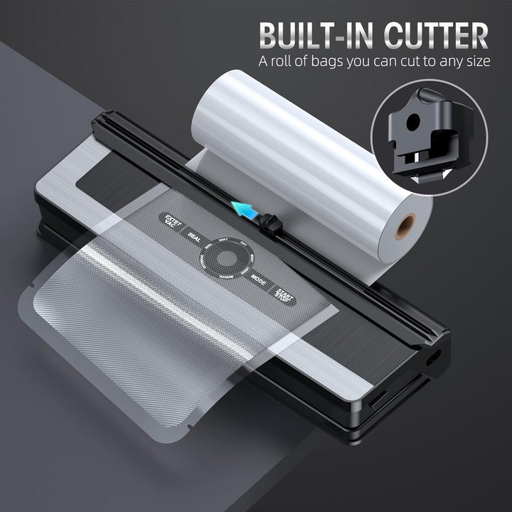 8-in-1 Vacuum Sealer with Built-in Cutter