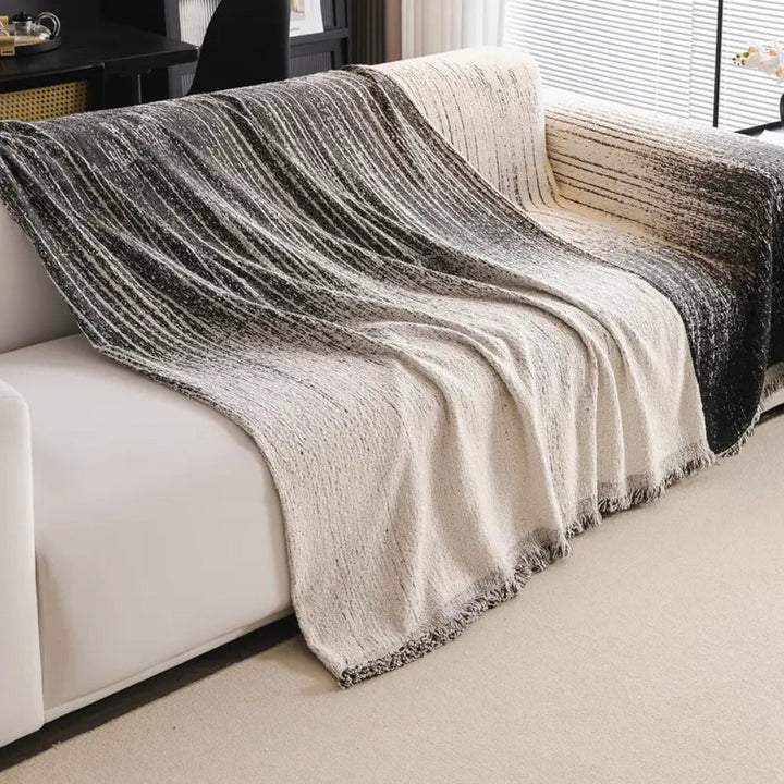 Neutral Tone Chenille Sofa Cover