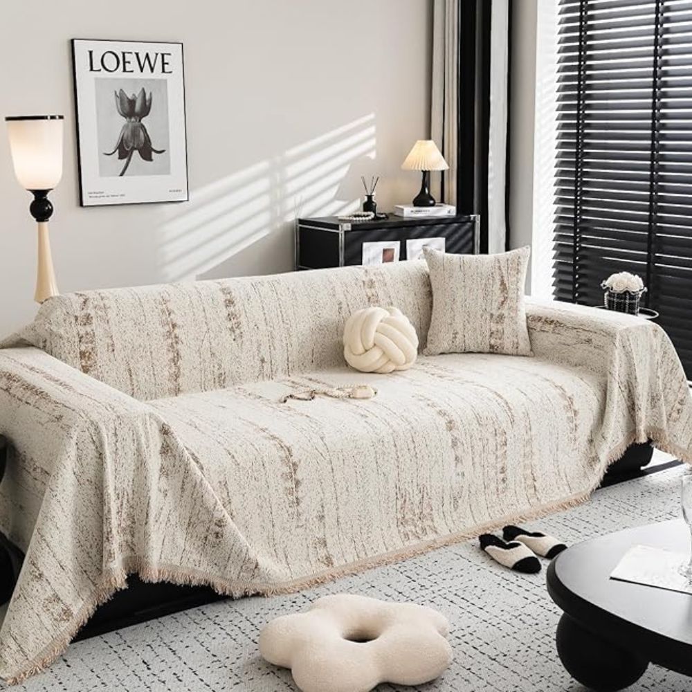 Almond Crest Sofa Cover