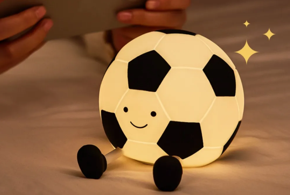Rechargeable Soccer Ball Silicone Night Light – GlowKick