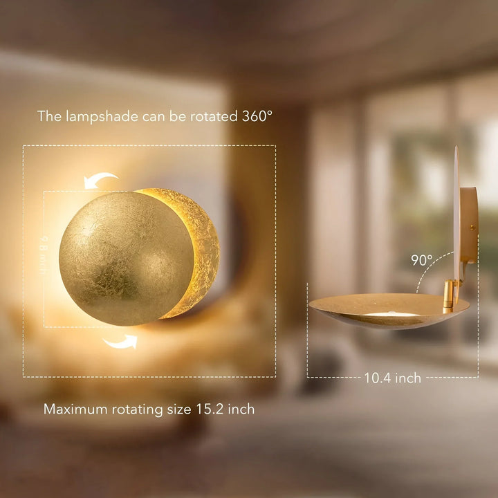 LunarGlow – Moon Phase Wall Light