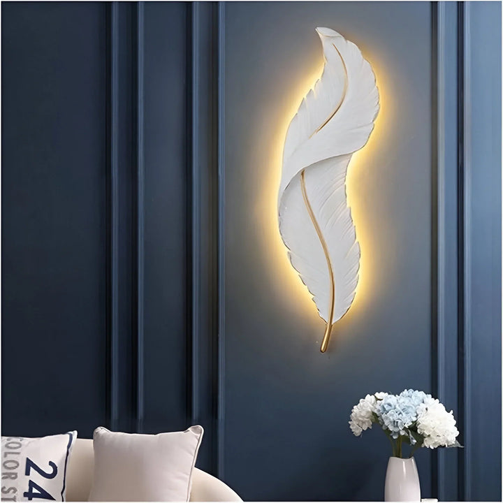 FeatherGlow – Dimmable Nordic LED Wall Light