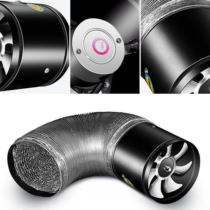 Powerful Quiet Exhaust Fan – Improve air quality and remove smoke and odors for kitchen and office
