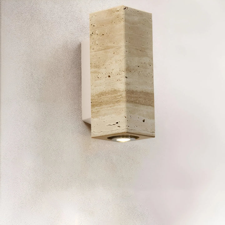 StoneLuxe – Natural Travertine Wall Light