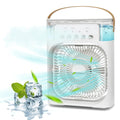 3-in-1 Portable Air Cooler with Humidifier and LED Night Lights |