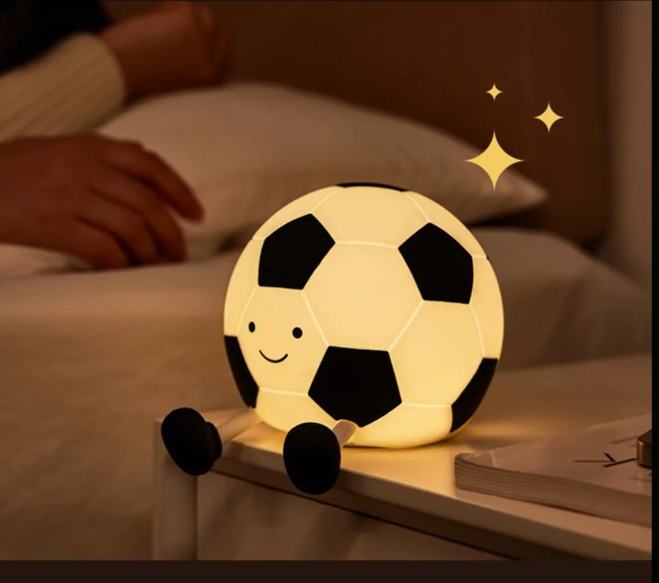 Rechargeable Soccer Ball Silicone Night Light – GlowKick