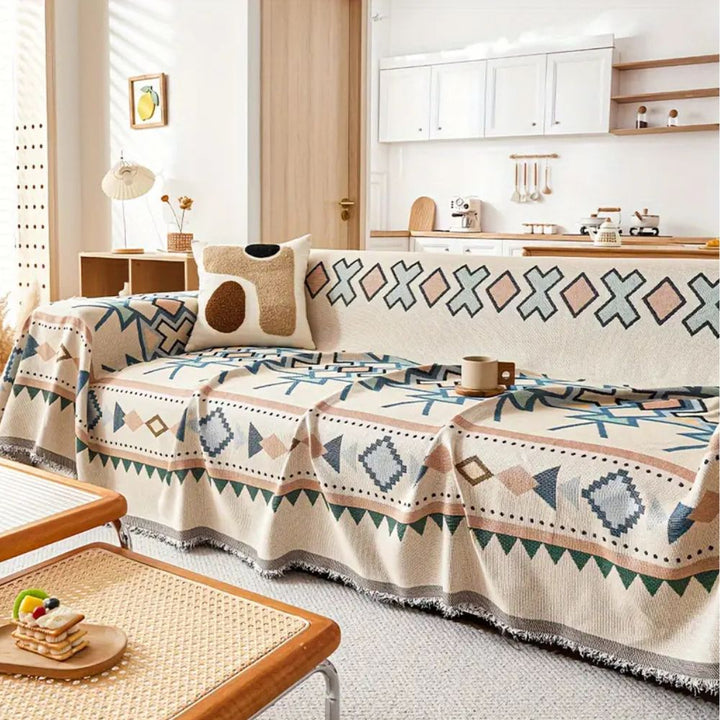 Tribal Weave Sofa Cover