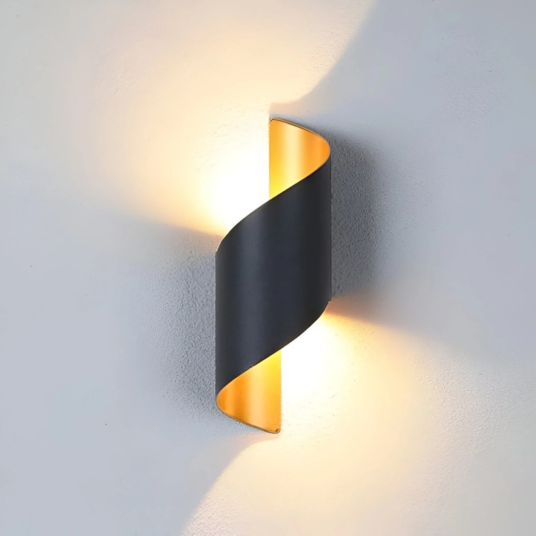 LumiTwist – Modern Twisted LED Wall Light