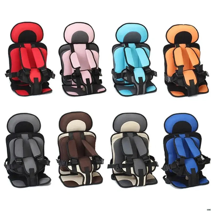 Portable Child Travel Car Seat | Foldable Safety Booster with 5-Point Harness | Ages 0–12 Years