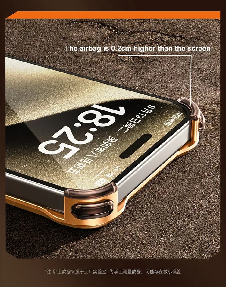 Metal Alloy Frameless  iPhone Case