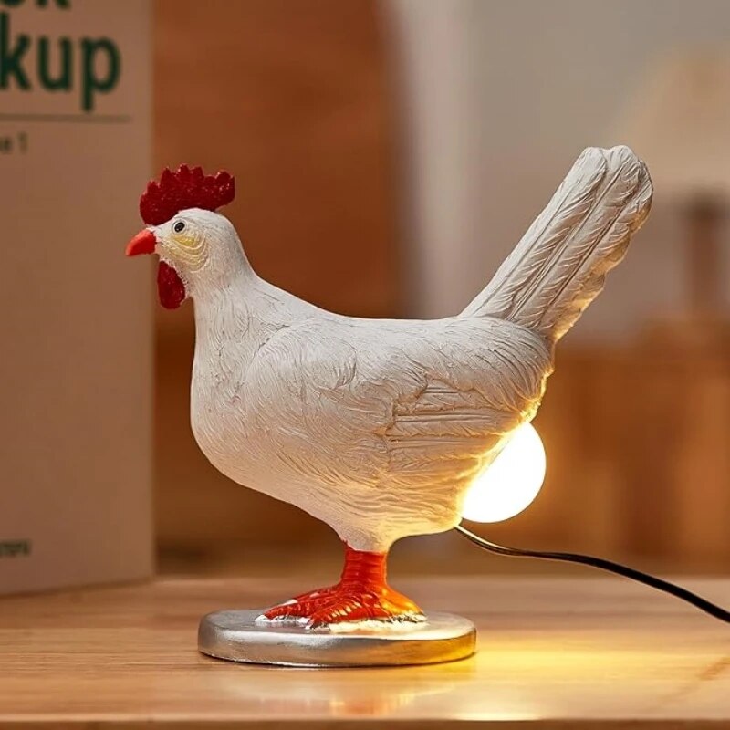 Table Lamp Animal Resin LED Night Light