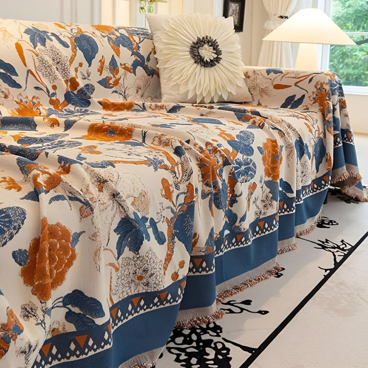 Autumn Vines Jacquard Sofa Cover