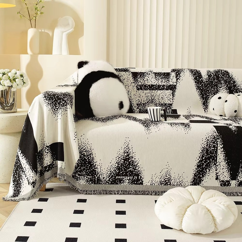 Avant-Garde Abstract Chenille Sofa Cover