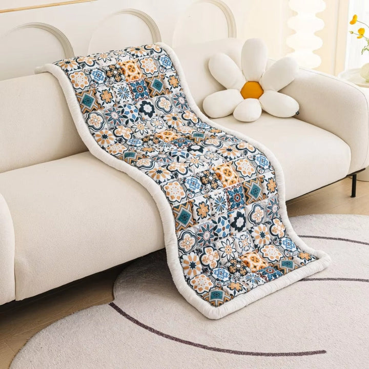 Bohemian Printed Quilted Sofa Cover