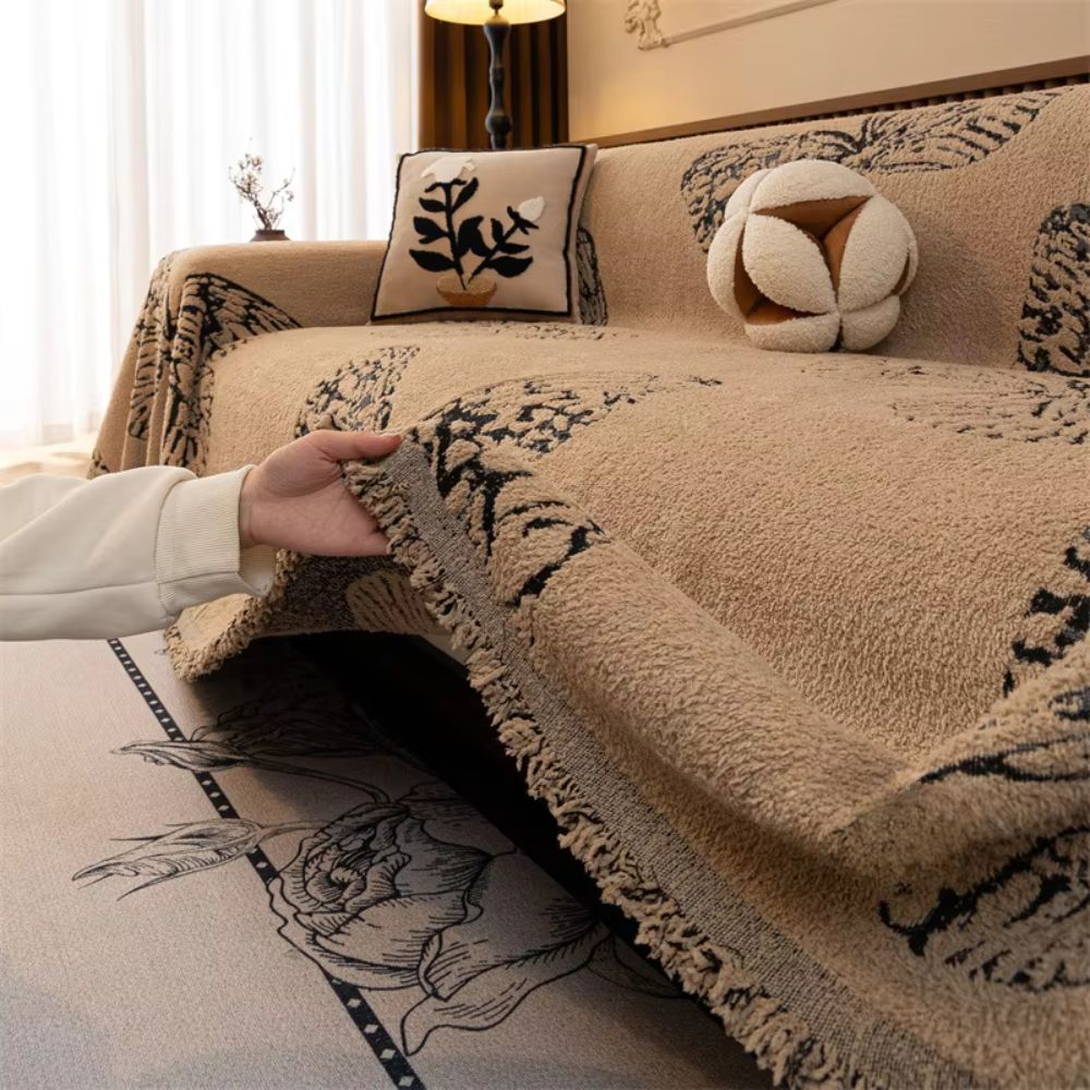 Butterfly Loom Sofa Cover