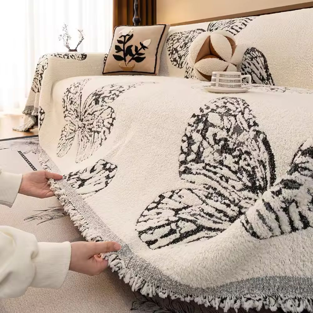 Butterfly Loom Sofa Cover