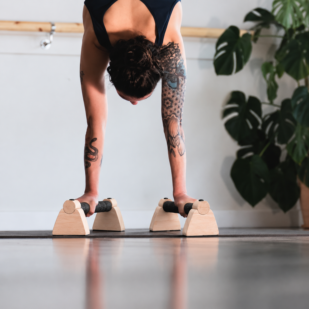 Calisthenics PowerBars – Robust Three Push-Up Stands
