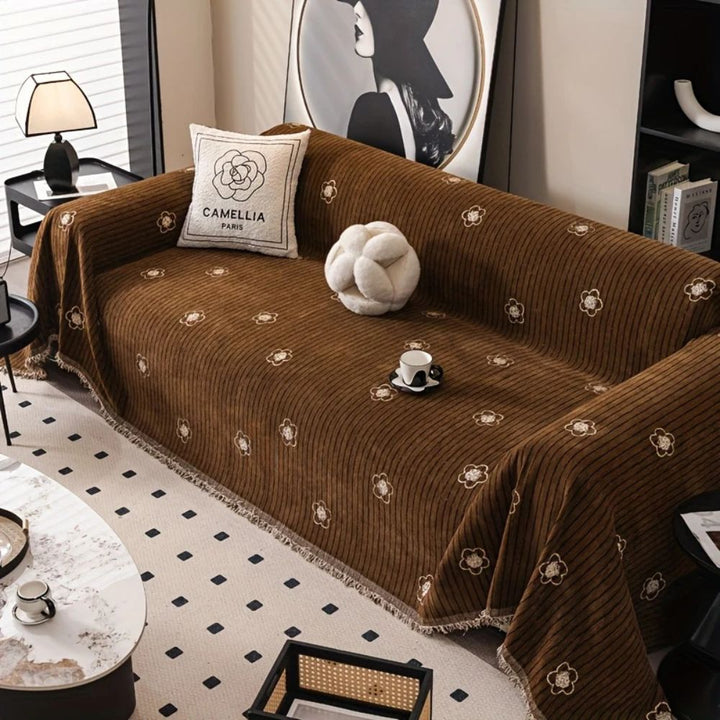 Camellia Bloom Sofa Cover
