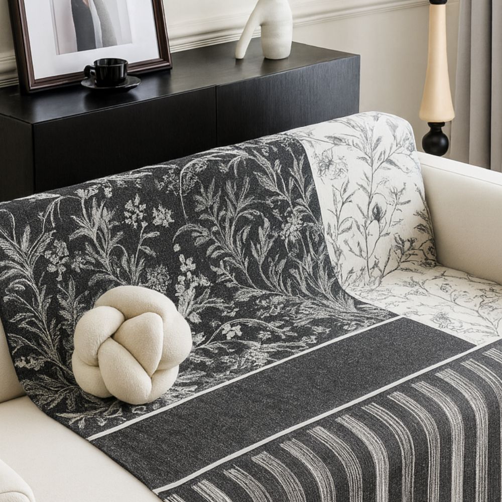 Camellia Paris Chenille Sofa Cover