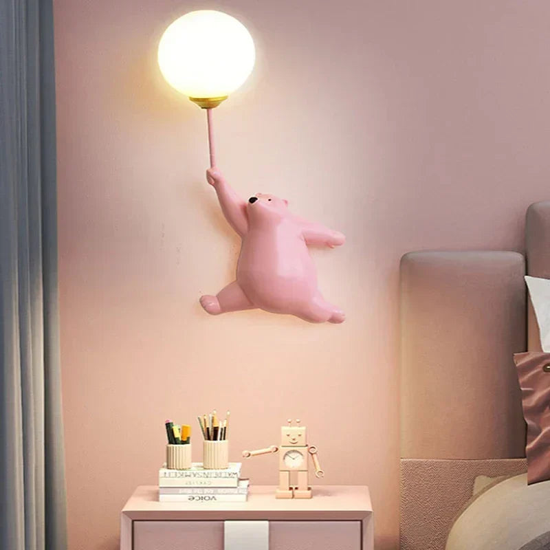 FairyGlow – Cartoon Wall Light for Kids | Magical Night Light with 3D Moon Design
