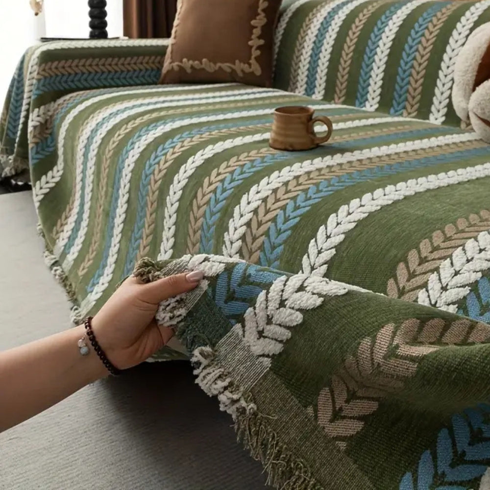 Cascade Stripe Sofa Cover