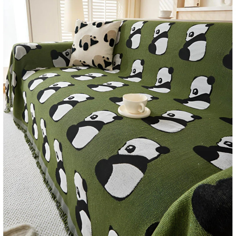 Chantesse Panda Leopard Print Sofa Cover