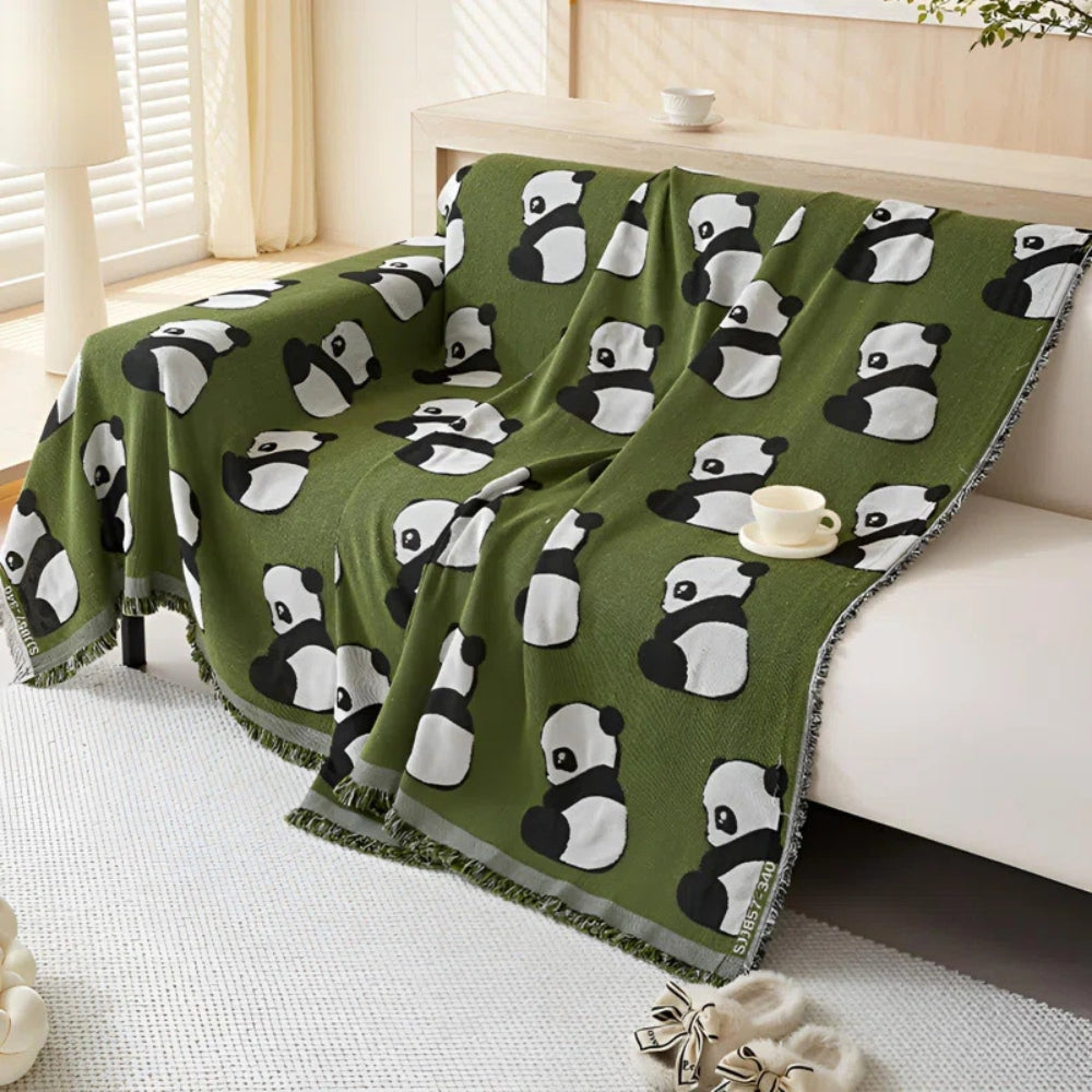 Chantesse Panda Leopard Print Sofa Cover