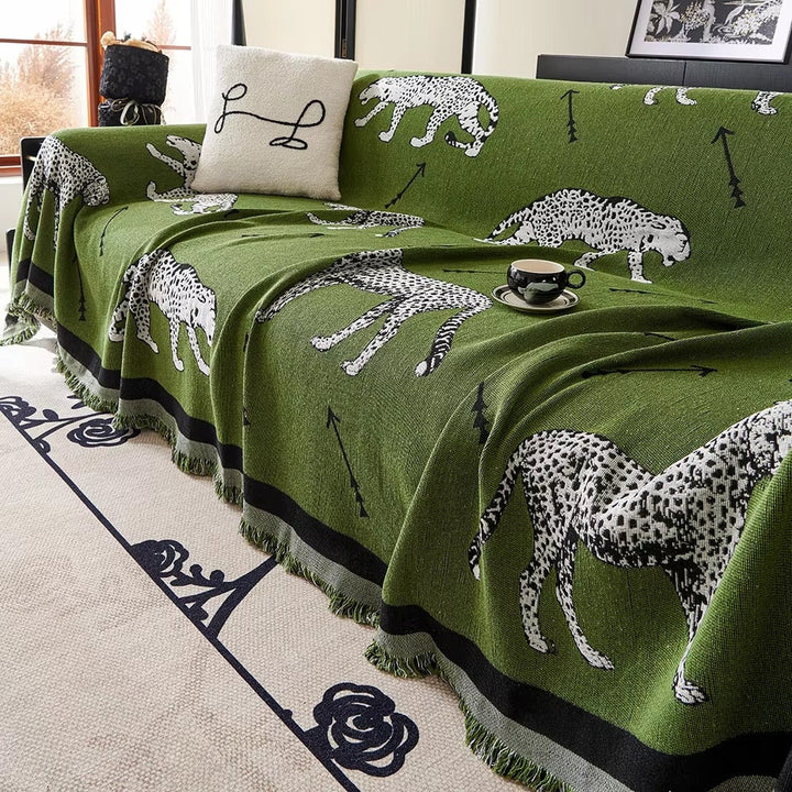 Chantesse Panda Leopard Print Sofa Cover