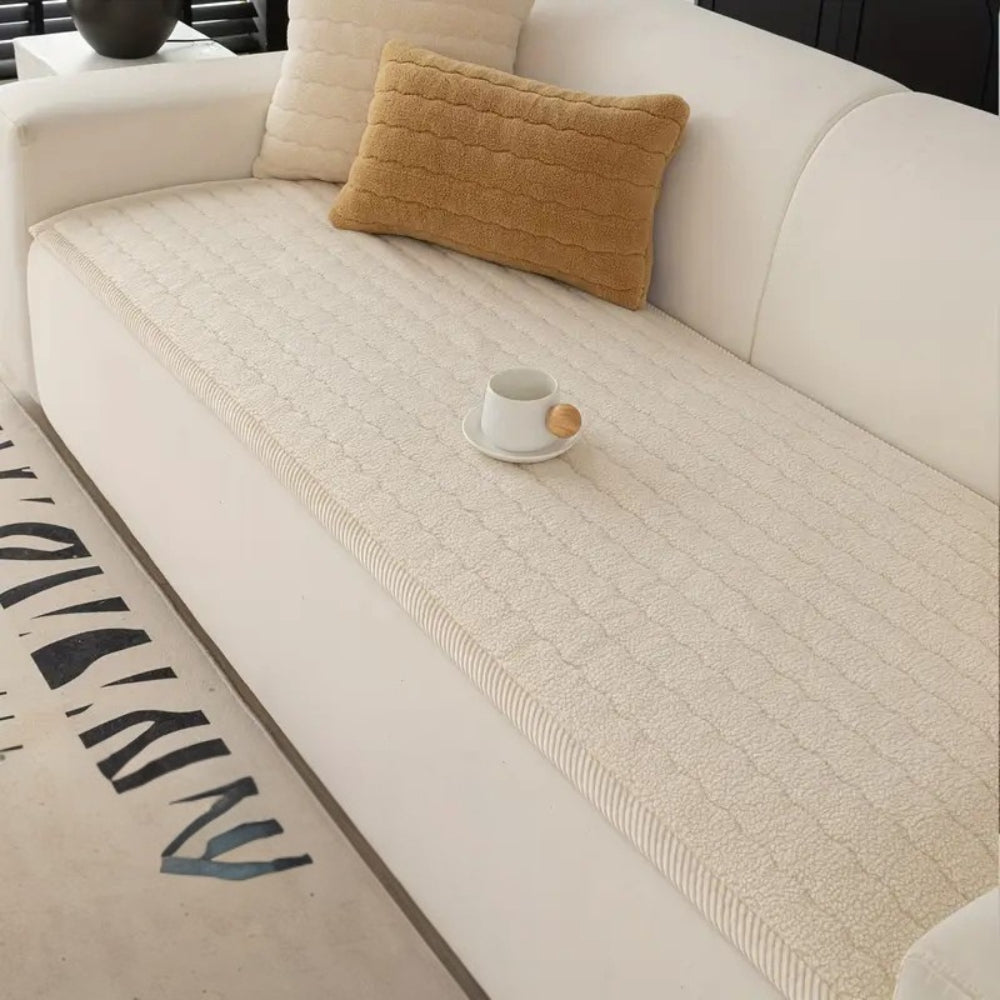 Chic Thick Plush Sofa Cover