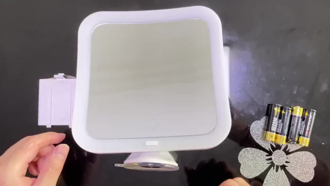 GlowSnap - Makeup Mirror with Touch Control and Suction Cup
