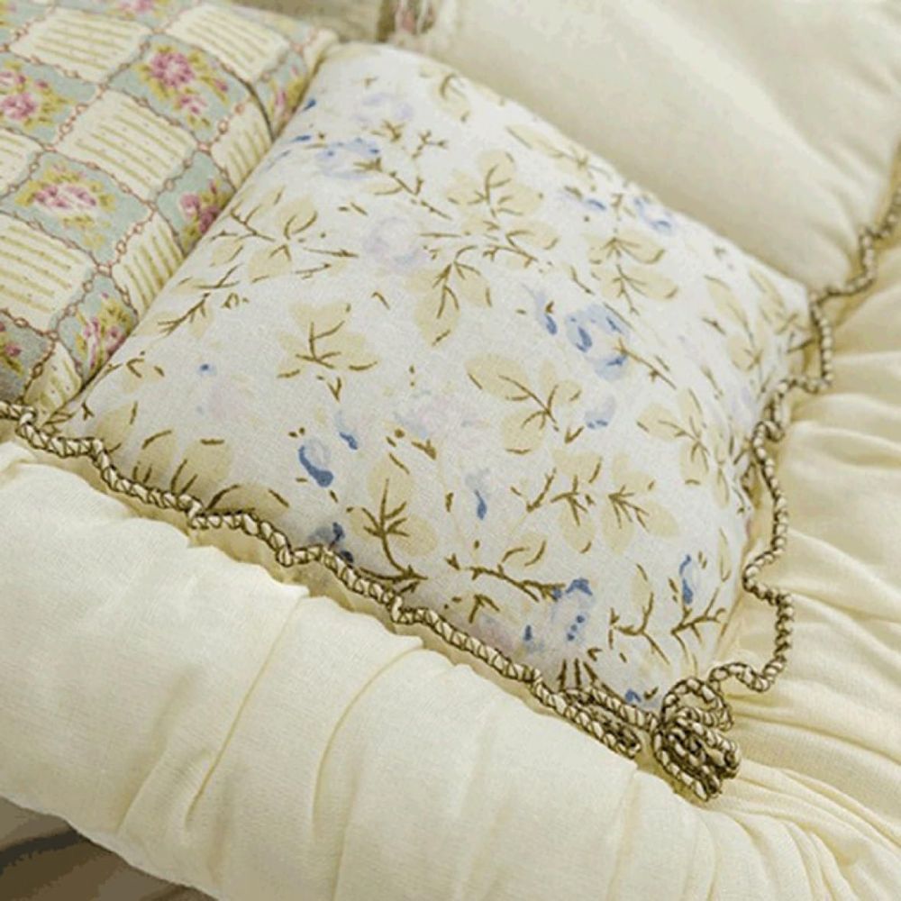 Floral Bloom Quilted Sofa Cover