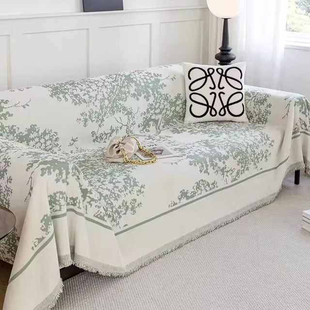 Chenille Flowerfield Sofa Cover