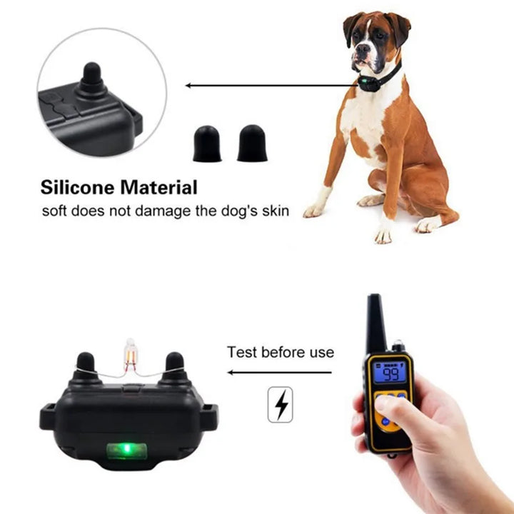 Adjustable Electric Dog Training E-Collar – Safe, Effective Remote Control