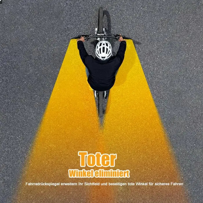 Bike mirror made of stainless steel – Shatterproof &amp; 360° Redatable for more safety