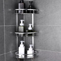 3-Layer Space Aluminum Bathroom Corner Shelf