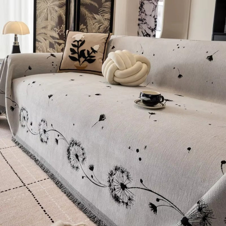 Japandi Dandelion Puff Sofa Cover