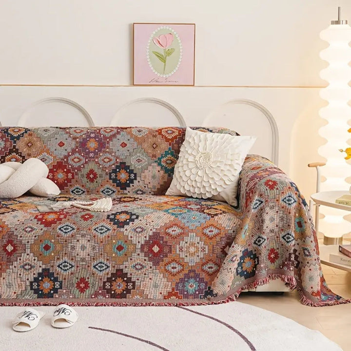 Jewel Vintage Mosaic Sofa Cover