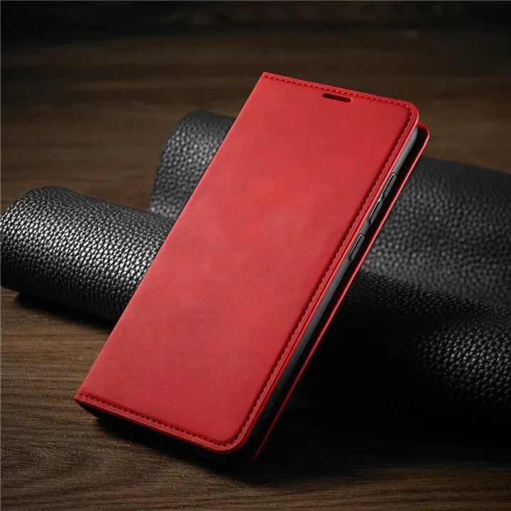Phone Case Magnetic Leather Flip Cover