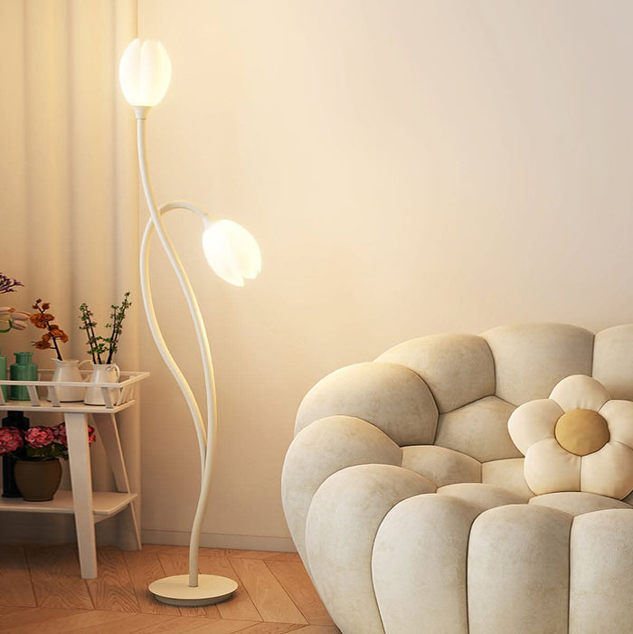 Modern Flower Floor Lamp with G9 Socket