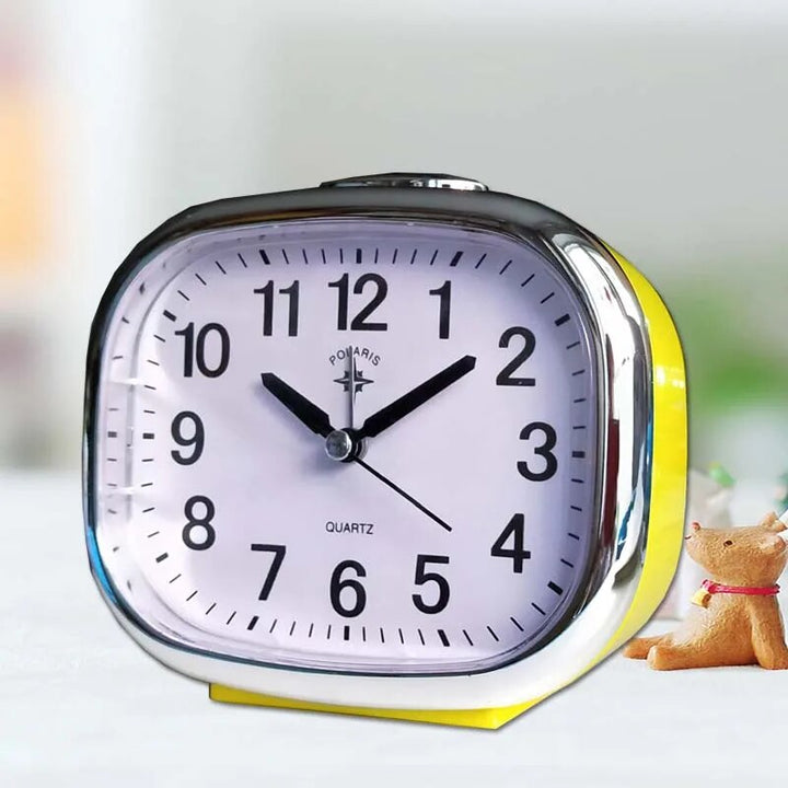 Silent Nightstand Clock – Alarm Clock with Night Light and Snooze Function |