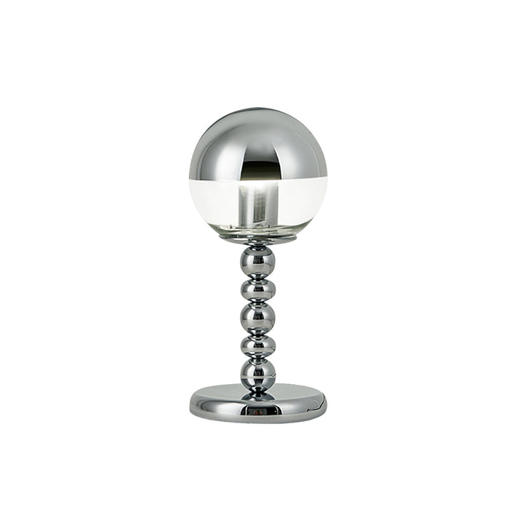 MirrorGlow – Minimalist Chrome Table Lamp