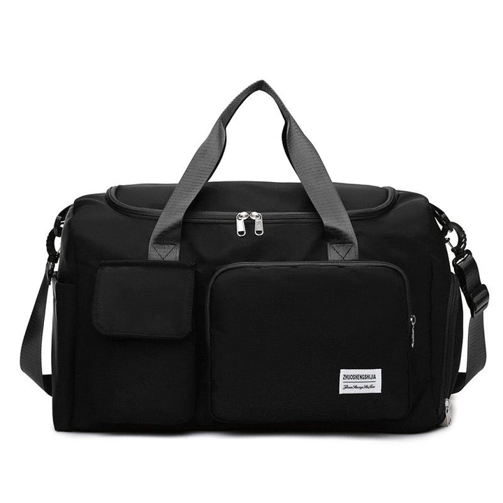 Multi-Pocket Travel Bag, Sports and Gym Duffle with Separate Shoe Compartment