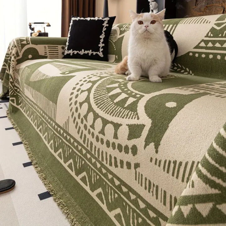 Mystic Lines Pattern Sofa Cover