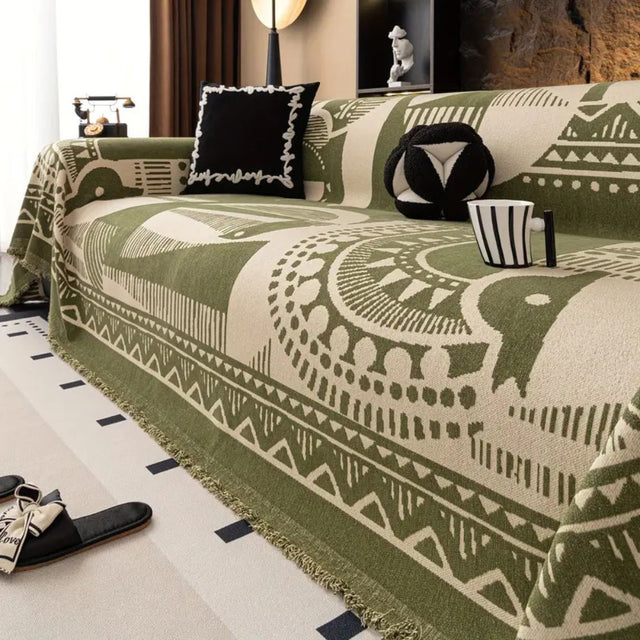 Mystic Lines Pattern Sofa Cover