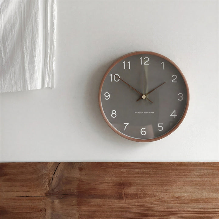 Nordic Minimalist Wood Silent Wall Clock