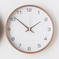 Nordic Minimalist Wood Silent Wall Clock