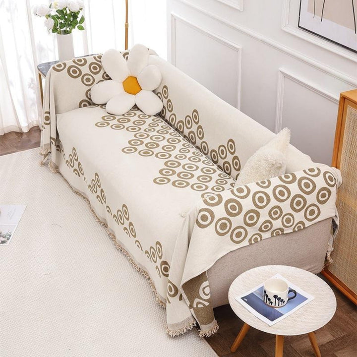 Circa Bloom Patterned Chenille Sofa Cover